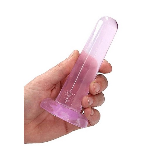 Crystal Clear Non Realistic Dildo Pink 13cm Sex Toys