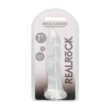 Crystal Clear Non Realistic Dildo Clear 18cm