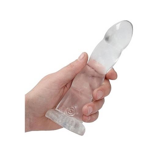 Crystal Clear Non Realistic Dildo Clear 18cm Sex Toys