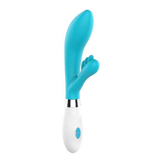 Agave Silicone Rabbit Vibrator Blue Sex Toys