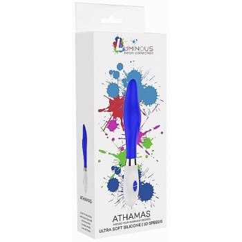 Κλασικός Δονητής Σιλικόνης - Athamas Classic Silicone Vibrator Blue