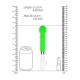 Κλασικός Δονητής Σιλικόνης - Alida Classic Silicone Vibrator Green Sex Toys 