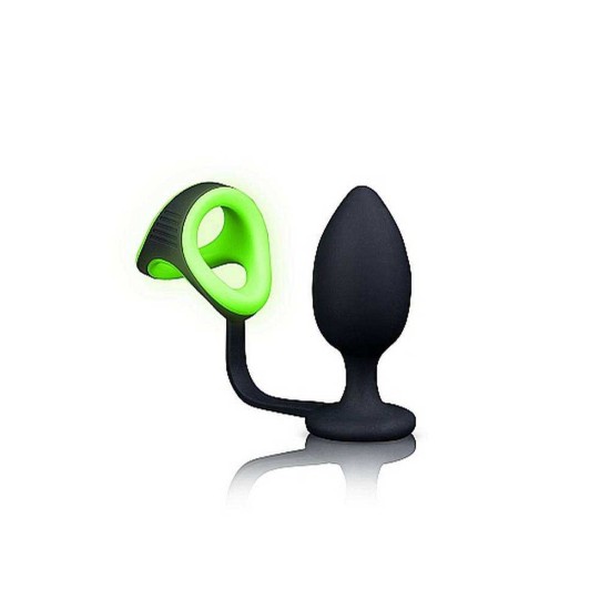 Butt Plug With Detachable Ball Strap Glow In The Dark Sex Toys