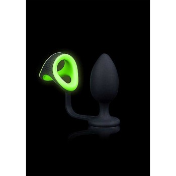 Butt Plug With Detachable Ball Strap Glow In The Dark