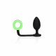Butt Plug With Cock Ring Glow In The Dark Sex Toys