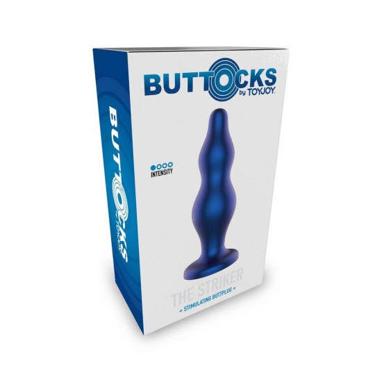 Πρωκτική Σφήνα Σιλικόνης - The Striker Stimulating Silicone Butt Plug Sex Toys 