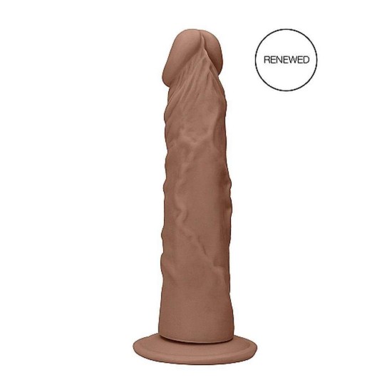 Dong Without Testicles Brown 20cm Sex Toys