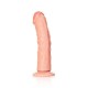 Curved Realistic Dildo With Suction Cup Beige 20cm Sex Toys