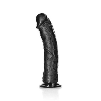 Curved Realistic Dildo With Suction Cup Black 23cm