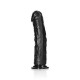 Κυρτό Ρεαλιστικό Πέος - Curved Realistic Dildo With Suction Cup Black 23cm Sex Toys 