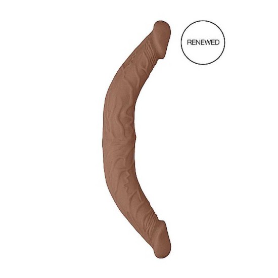 Flexible Realistic Double Ended Dong Brown 36cm Sex Toys