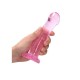 Crystal Clear Non Realistic Dildo Pink 17cm Sex Toys