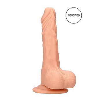 Dong With Testicles Beige 18cm