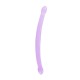 Διπλό Μαλακό Ομοίωμα - Crystal Clear Non Realistic Double Dildo Purple 42cm Sex Toys 
