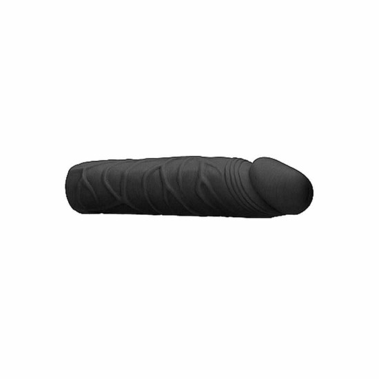 Realrock Realistic Penis Extender Black 17cm Sex Toys