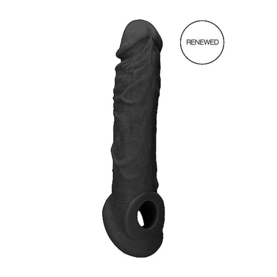 Ρεαλιστικό Κάλυμμα Πέους - Realrock Realistic Penis Extender Black 20cm Sex Toys 