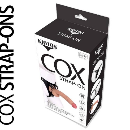 Δερμάτινο Στραπον Με Πέος – Cox Strap On With Dildo Beige 22cm Sex Toys 