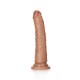 Κυρτό Ρεαλιστικό Πέος - Slim Realistic Dildo With Suction Cup Brown 16cm Sex Toys 