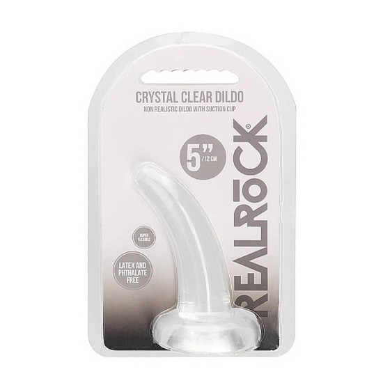 Crystal Clear Non Realistic Dildo Clear 12cm Sex Toys