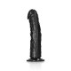 Κυρτό Ρεαλιστικό Πέος - Curved Realistic Dildo With Suction Cup Black 20cm Sex Toys 