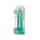 Crystal Clear Realistic Dildo With Balls Turquoise 25cm Sex Toys