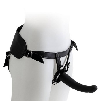 Ζώνη Στραπον Με Ομοίωμα Σιλικόνης – Virgite Universal Harness With Dildo Black Large