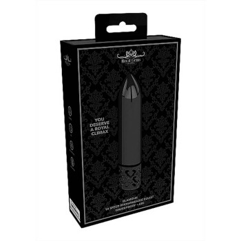 Glamour 10 Speed Rechargeable Bullet Black