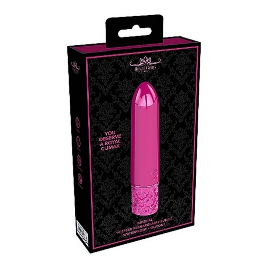 Μίνι Δονητής Σιλικόνης - Imperial 10 Speed Rechargeable Silicone Bullet Pink Sex Toys 