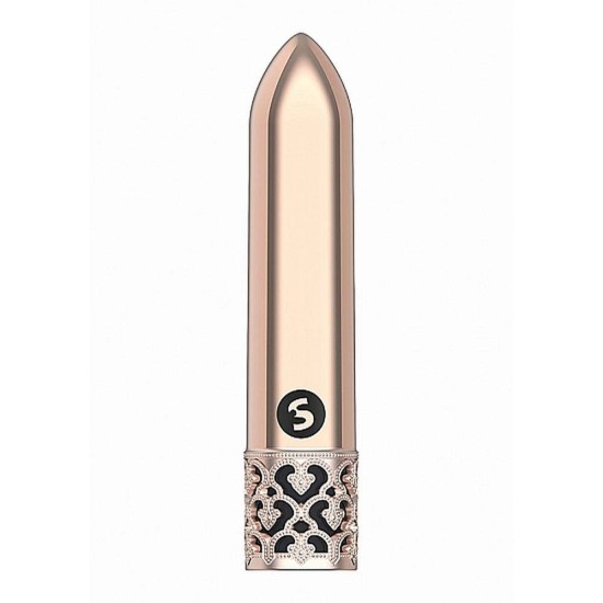 Glitz 10 Speed Rechargeable Bullet Rose Gold Sex Toys