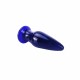 Γυάλινη Σφήνα Με Δόνηση - The Shining Vibrating Glass Plug Blue Sex Toys 