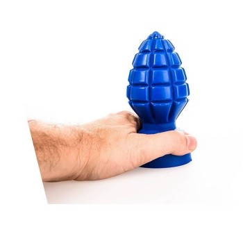 All Blue Grenade Butt Plug