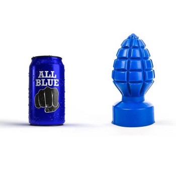 All Blue Grenade Butt Plug