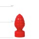 All Red Grenade Butt Plug Sex Toys