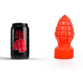 All Red Grenade Butt Plug