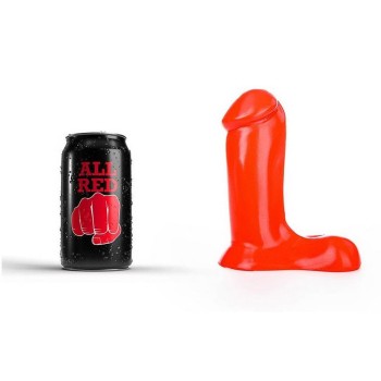 All Red Realistic Dong 14cm