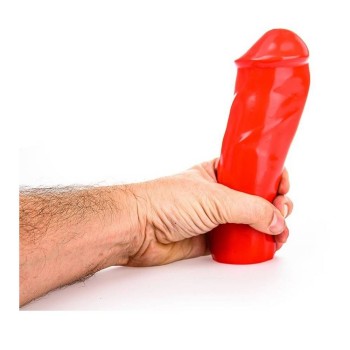 Χοντρό Ομοίωμα Πέους - All Red Thick Realistic Dong 20cm