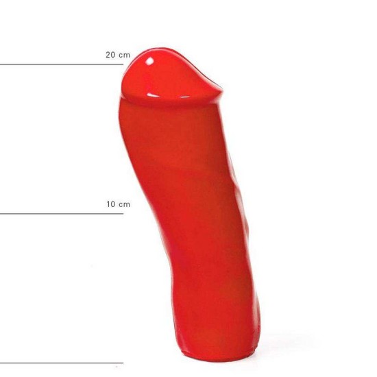 All Red Thick Realistic Dong 20cm Sex Toys