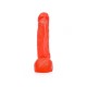 All Red Realistic Dong With Balls 20cm Sex Toys