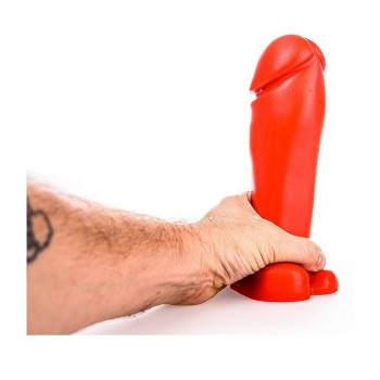 All Red Thick Realistic Dong 22cm
