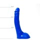 Μεγάλο Ομοίωμα Πέους - All Blue Big Realistic Dong 29cm Sex Toys 