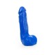 All Blue Realistic Dong With Balls 19cm Sex Toys