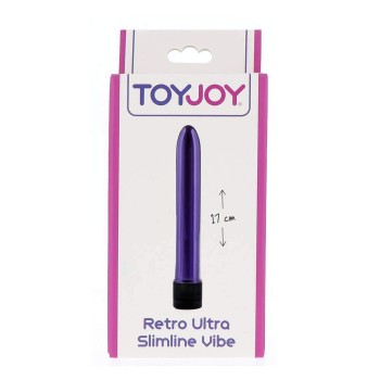 Κλασικός Δονητής - Retro Ultra Slimline Vibe Purple