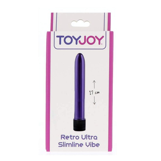 Κλασικός Δονητής - Retro Ultra Slimline Vibe Purple Sex Toys 