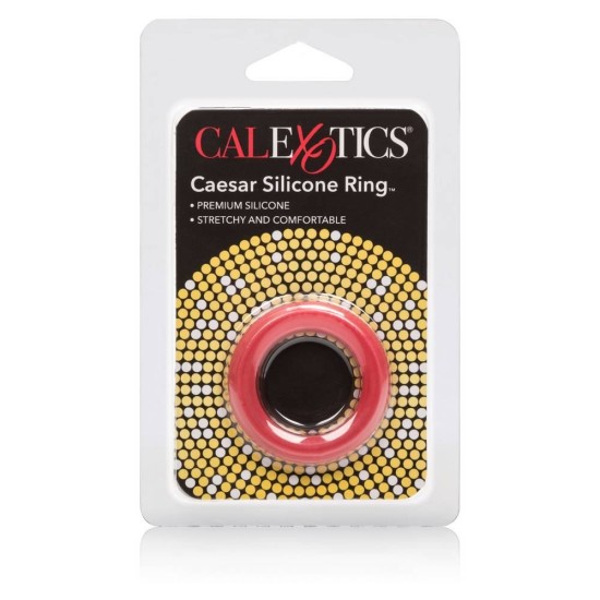 Ελαστικό Δαχτυλίδι Πέους – Calexotics Caesar Silicone Ring Red Sex Toys 