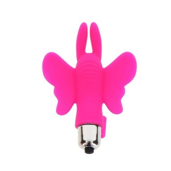 Δονητής Δάχτυλου Πεταλούδα - Butterfly Pleaser Finger Vibrator Pink