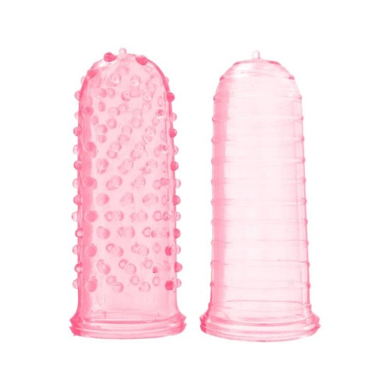 Σετ Καλύμματα Δαχτύλων - Sexy Finger Ticklers Set Pink Sex Toys 