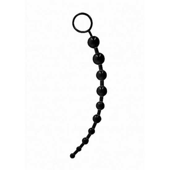 GC Flexible Anal Beads Black Sex Toys