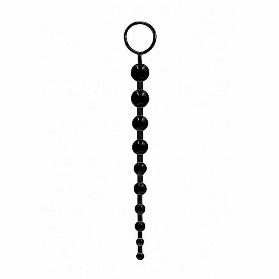 Ευλύγιστες Πρωκτικές Μπίλιες - GC Flexible Anal Beads Black Sex Toys 