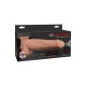 Hollow Squirting Strap On With Balls Beige 23cm Sex Toys