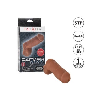 Hollow Packer Stand To Pee Brown 13cm